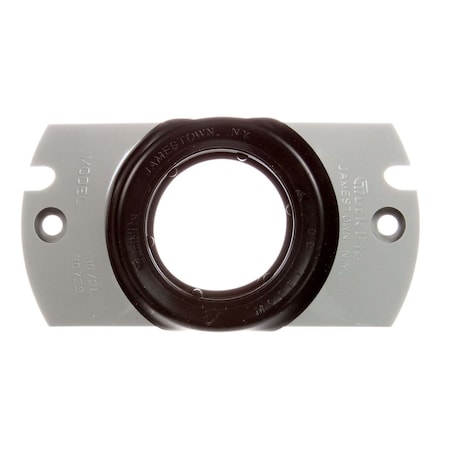 Truck-Lite Black Grommet, Deflector Mount, 30 Series Lights, Used In Round Shape Lights, Gray 30404